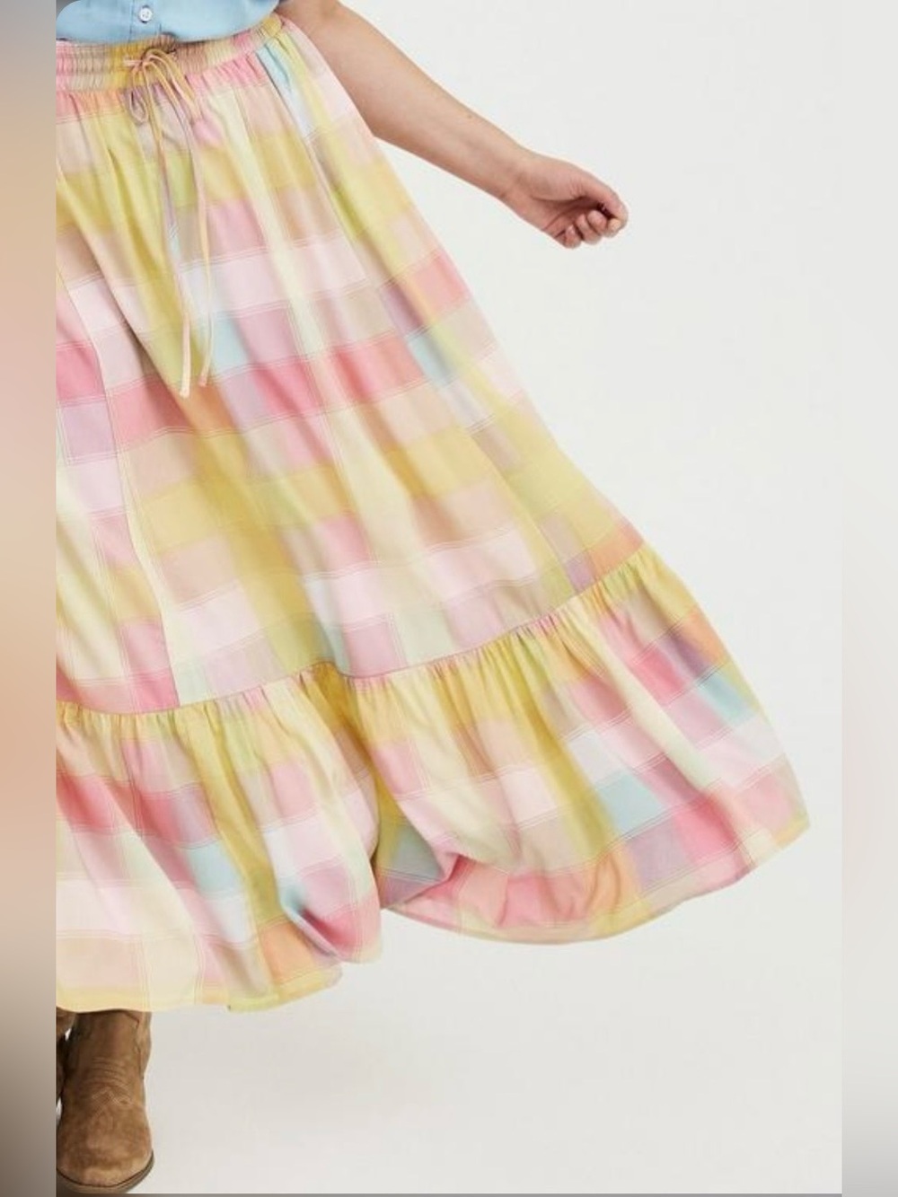 Torrid Pastel Plaid Maxi Skirt
SIZE 2 = 18/20 **LIKE NEW** - Picture 9 of 13